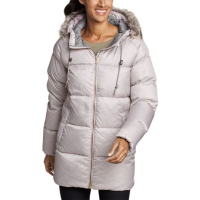 Women s Cirruslite Down Side zip Parka Eddie Bauer