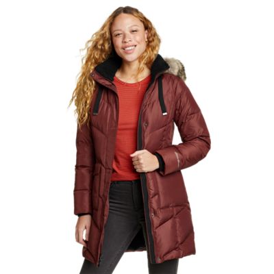 Women's lodge down parka cheap eddie bauer