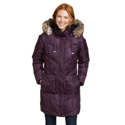 Eddie bauer long deals down coat