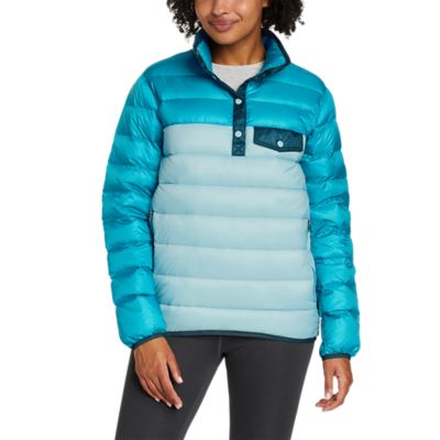 Download Women's Stratuslite Down Snap Mock | Eddie Bauer