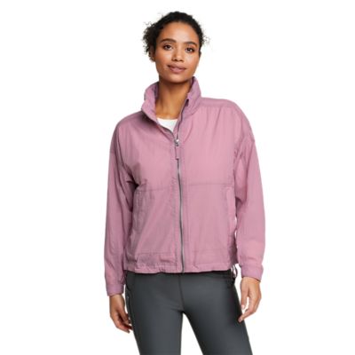 Women's lightweight outlet nylon windbreaker jackets