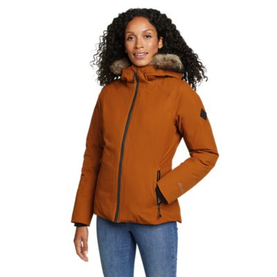 Eddie Bauer Women's Olympia Waterproof Down Jacket. 1