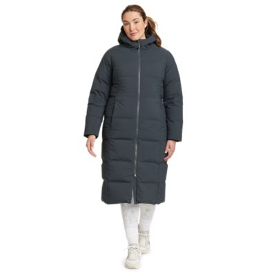 Glacier peak seamless store stretch down duffle coat