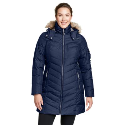 Eddie Bauer Women's Sun Valley Down Parka, Blue Smoke, X-Small, Petite :  : Clothing, Shoes & Accessories