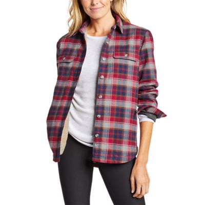 lined shirt jacket womens