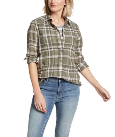 Women's Packable Long-sleeve Shirt | Eddie Bauer