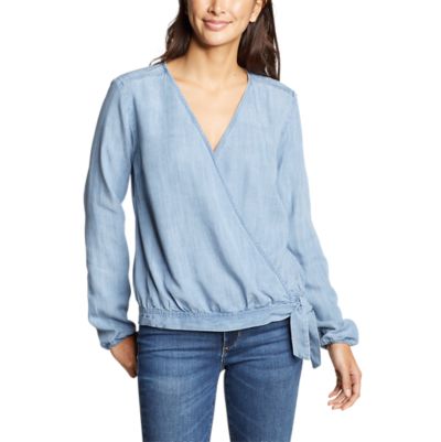 eddie bauer wrap sweater