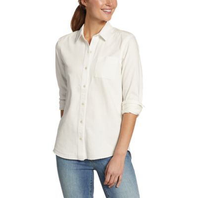 Women's Vintage Denim Shirt - Release Hem | Eddie Bauer