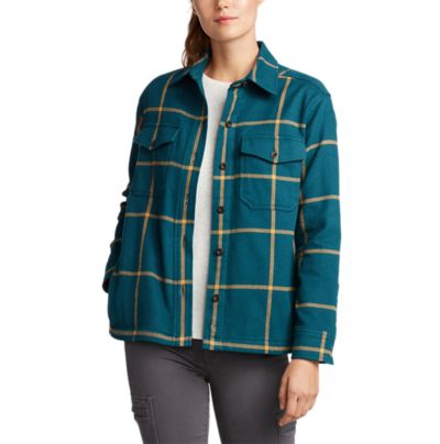 eddie bauer womens shirt jacket