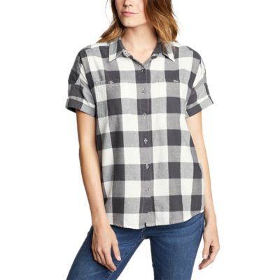 Women's Wild River Flannel Short-sleeve Shirt | Eddie Bauer