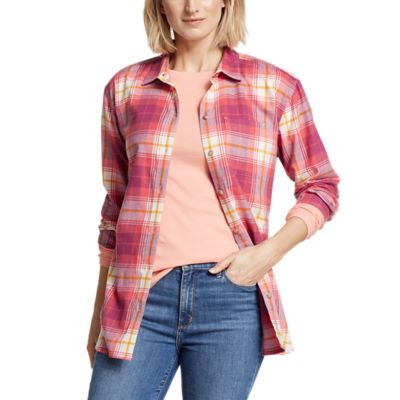 Women's Stine's Favorite Spring Flannel 2.0 Shirt - Boyfriend | Eddie Bauer