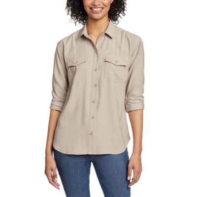 Image of Women's Tranquil Sandwash Long-Sleeve Shirt