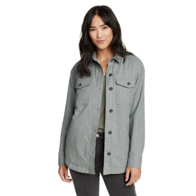 Women's Eddie's Faux Shearlinglined Shirt Jacket Eddie Bauer