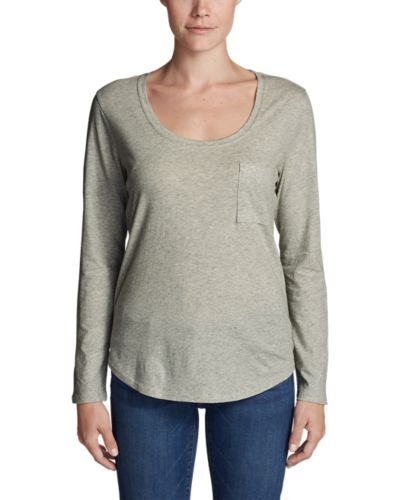 Image of Women's Gypsum Long-Sleeve T-Shirt