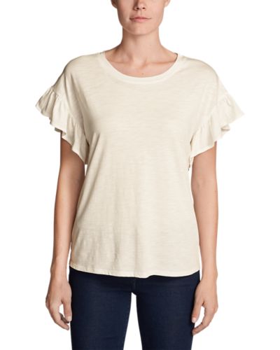 women's ruffle top