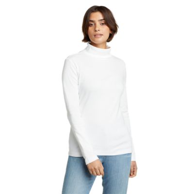 Women's Favorite Long-sleeve Turtleneck - Solid | Eddie Bauer