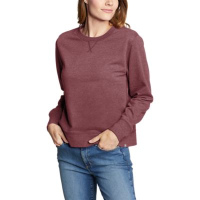 Eddie bauer camp fleece crew sweatshirt hot sale