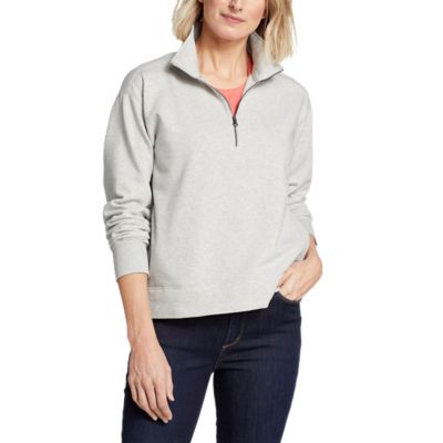 Women's Cozy Camp 1/4-zip Sweatshirt | Eddie Bauer