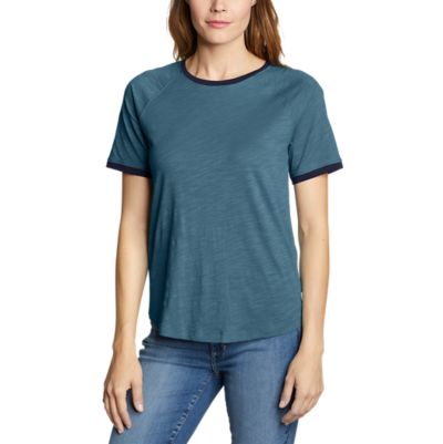 Women's Legend Wash Short-sleeve Color-block T-shirt | Eddie Bauer