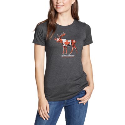 Women's Graphic Tshirt Canada Moose Eddie Bauer