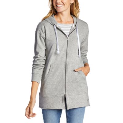 womens long hoodie zip up