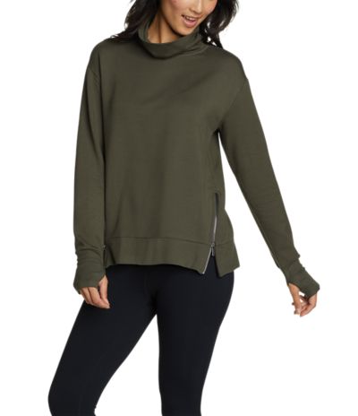 Women s Everyday Enliven Side Zip Funnel Neck Pullover