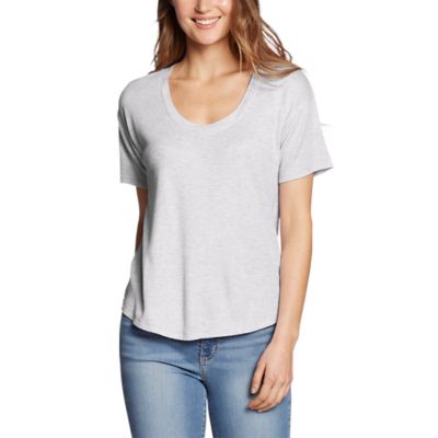 women's short sleeve thermal top