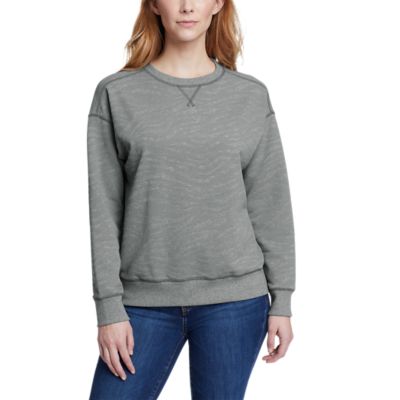 Image of Women's Cozy Camp Crewneck Sweatshirt - Print