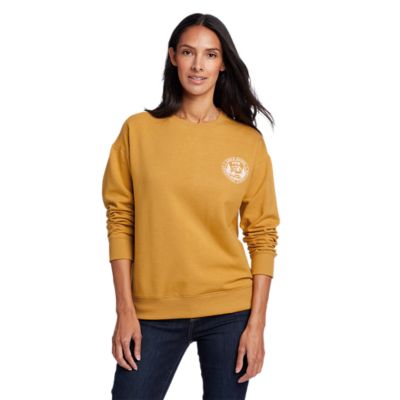 womans crew neck sweatshirt