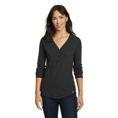 eddie bauer henley sweater