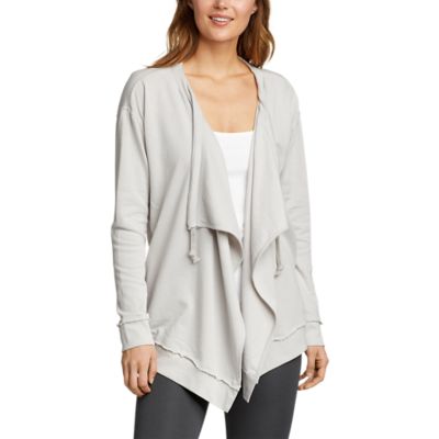 eddie bauer open wrap cardigan