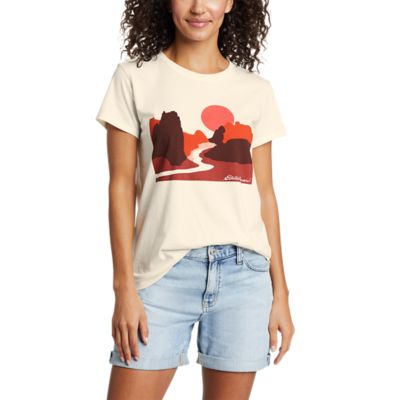 Women's Graphic T-Shirt - Outdoor Geo