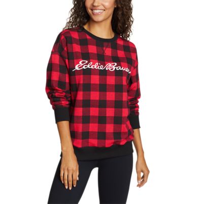 Women s Cozy Camp Buffalo Check Sweatshirt