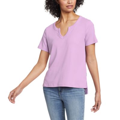 Image of Women's Favorite Short-Sleeve Notch-Neck T-Shirt