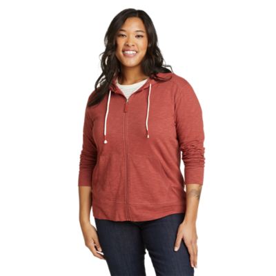 Plus size womens zip clearance up hoodie