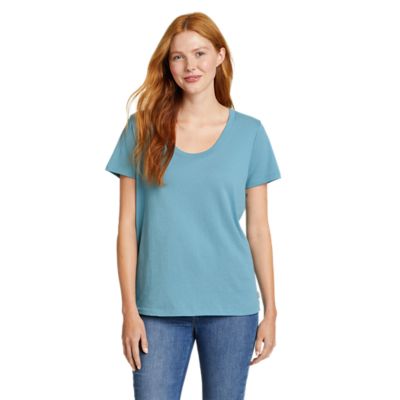 Women's Everyday Essentials Shortsleeve Scoop Neck Tshirt Eddie