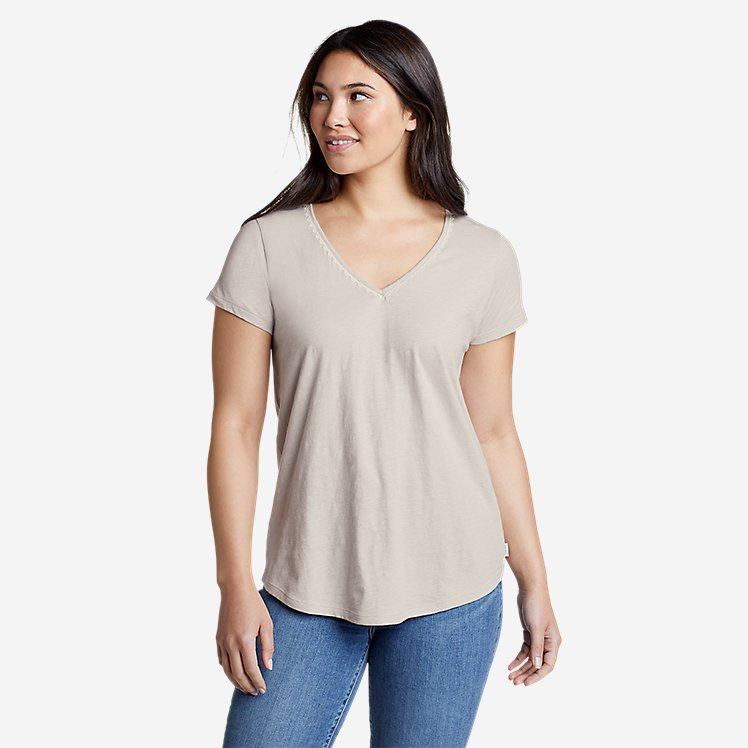 Women's Mountain Town Short-Sleeve V-Neck T-Shirt large version