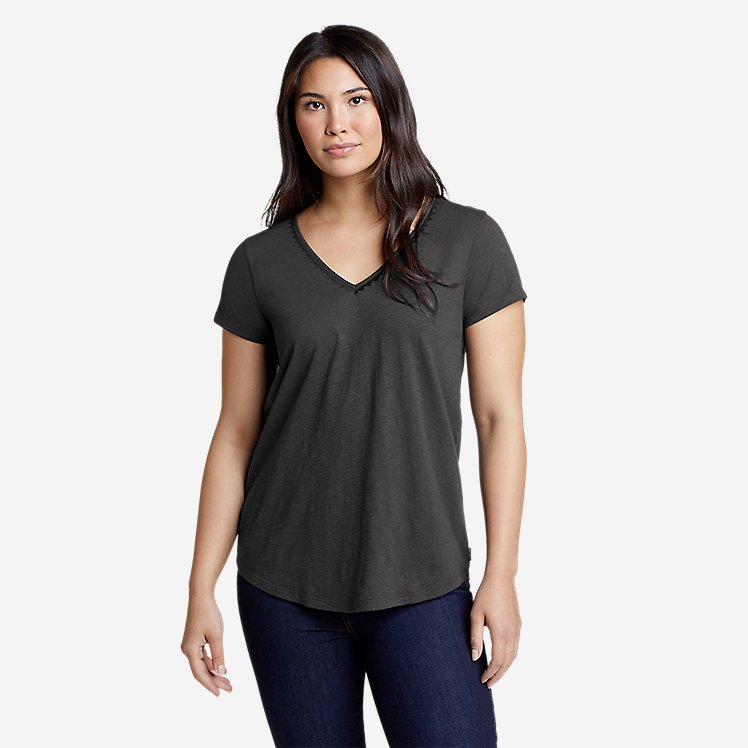 Women's Mountain Town Short-Sleeve V-Neck T-Shirt large version