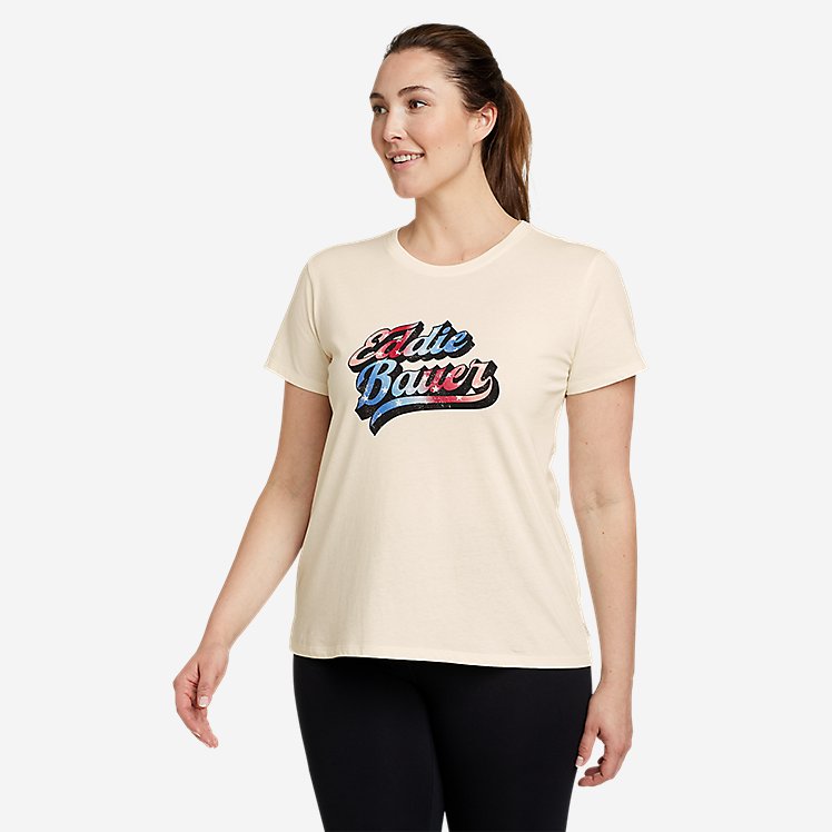 Women's EB Stars & Stripes Graphic T-Shirt large version
