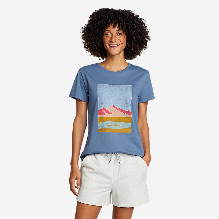 Women's Desert Mountain Graphic T-Shirt large version