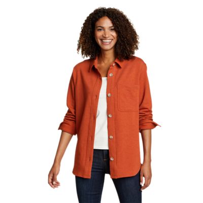 Eddie Bauer Women's Cozy Camp Shirt Jacket. 1