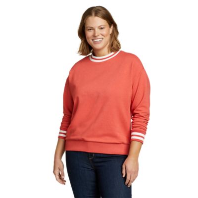 Hoodless top sweatshirt womens