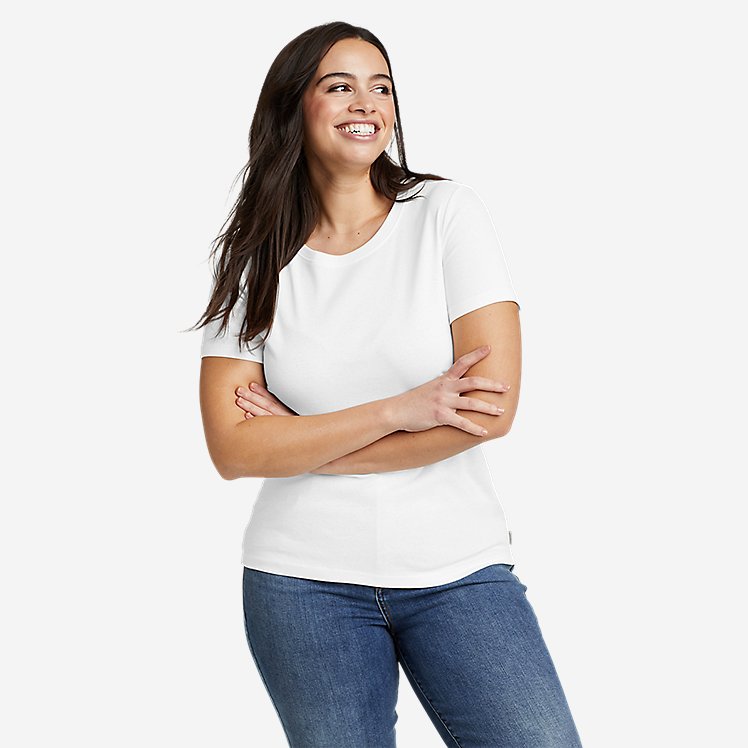 Women's Favorite Short-sleeve Crewneck T-shirt | Eddie Bauer