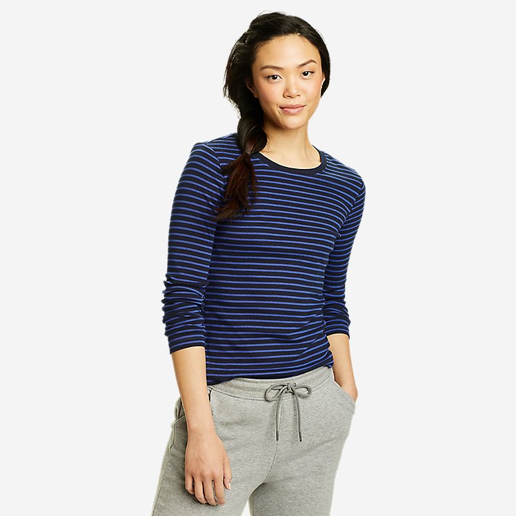 Women's Favorite Long-Sleeve Crew T-Shirt - Stripe