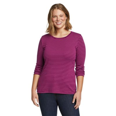 Eddie Waffle Knit Top - Mauve