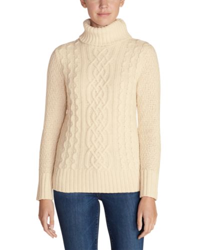 Women's Cable Fable Turtleneck Sweater