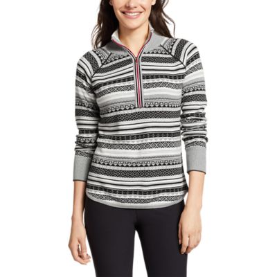 half zip sweaters womens