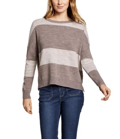 eddie bauer crew neck sweater
