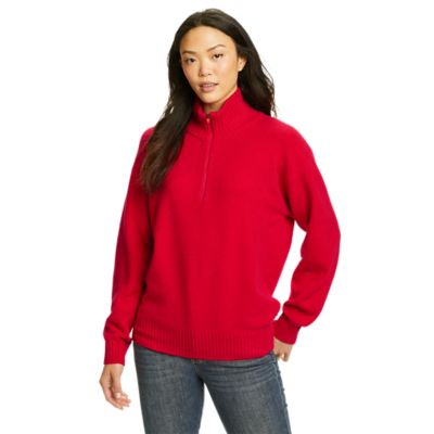 Women's Alpine Route Essentials 1/4-zip Sweater | Eddie Bauer