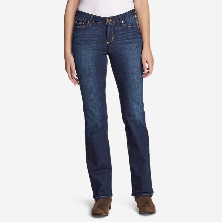 Women's StayShape® Boot Cut Jeans - Curvy large version